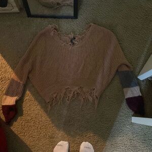 rue 21 cropped sweater, size XS, never warn